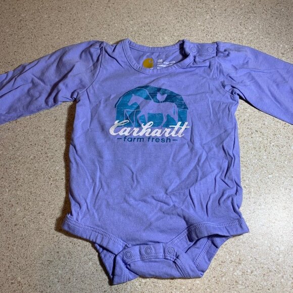 Other - Purple Carhartt Horse Onesie